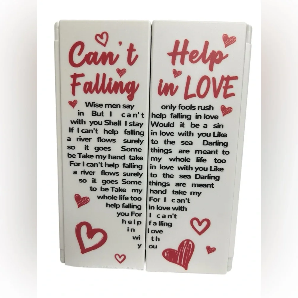 NIB 'Just for You' Can’t Help Falling In Love Mirror